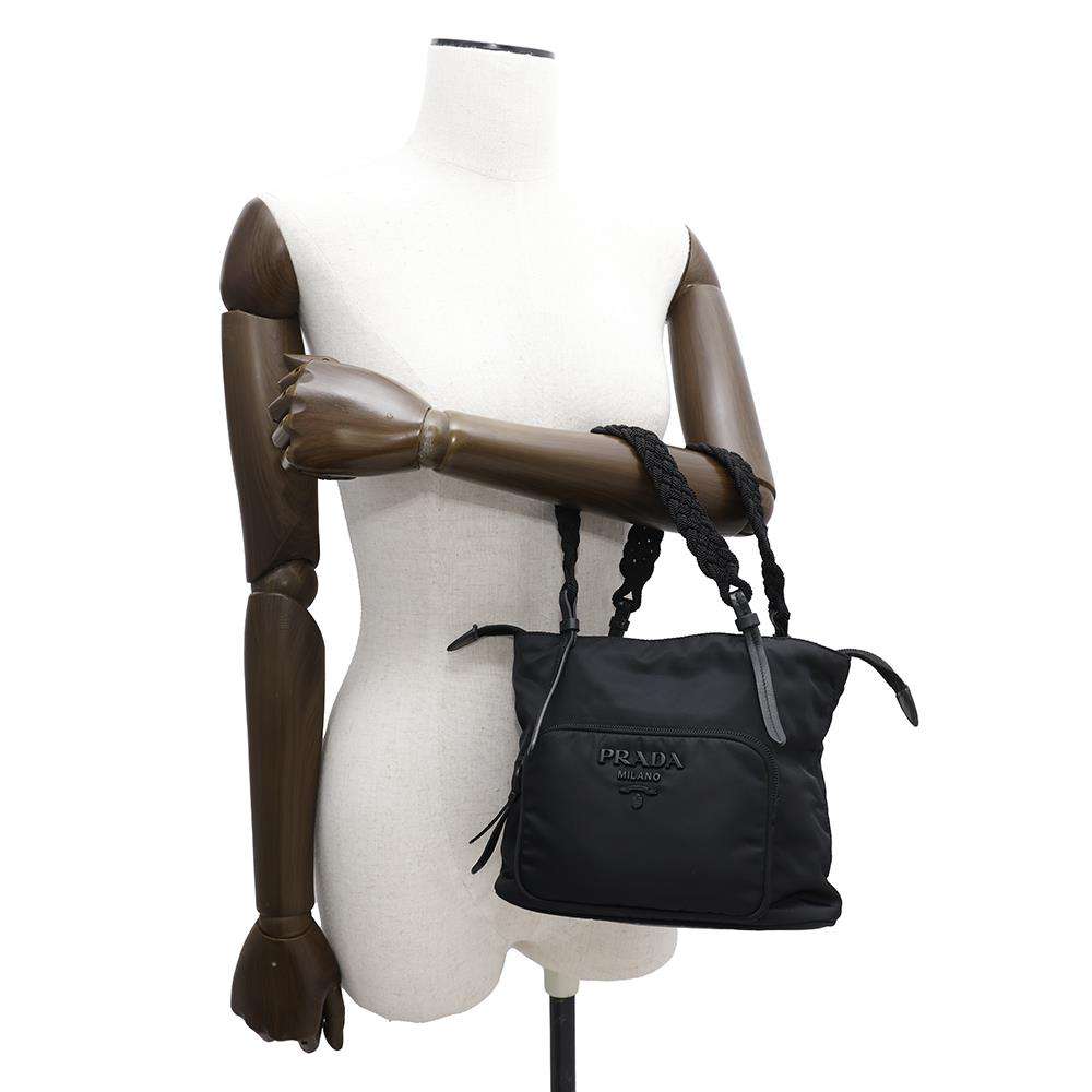 PRADA 2WAYShoulder Black1BA207 Nylon