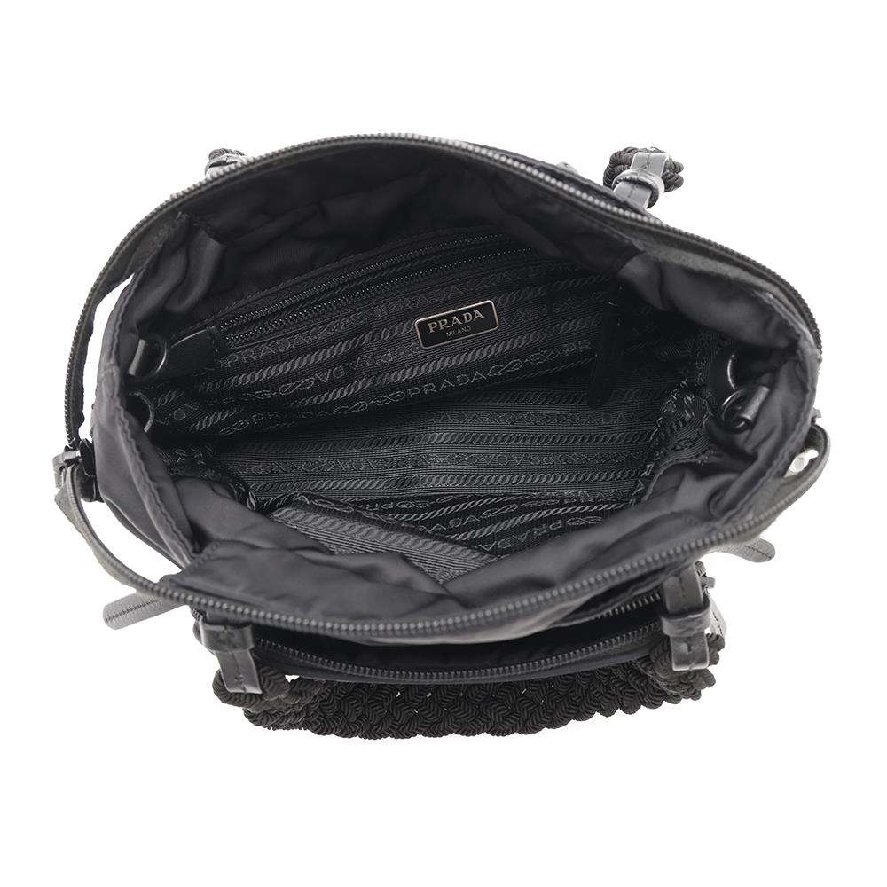 PRADA 2WAYShoulder Black1BA207 Nylon