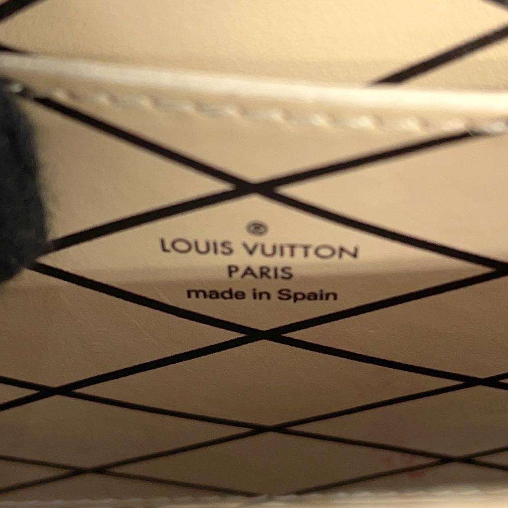 LOUIS VUITTON Pochette Trunk Vertical BrownM67873 Monogram Reverse Canvas