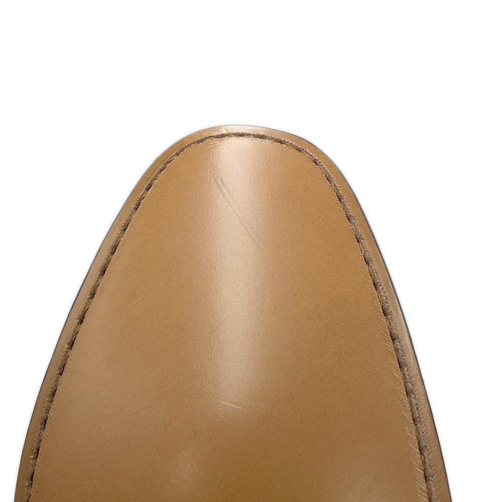 LOUIS VUITTON Globe Line Loafers Black1AA723 Calf Leather Size 6.5