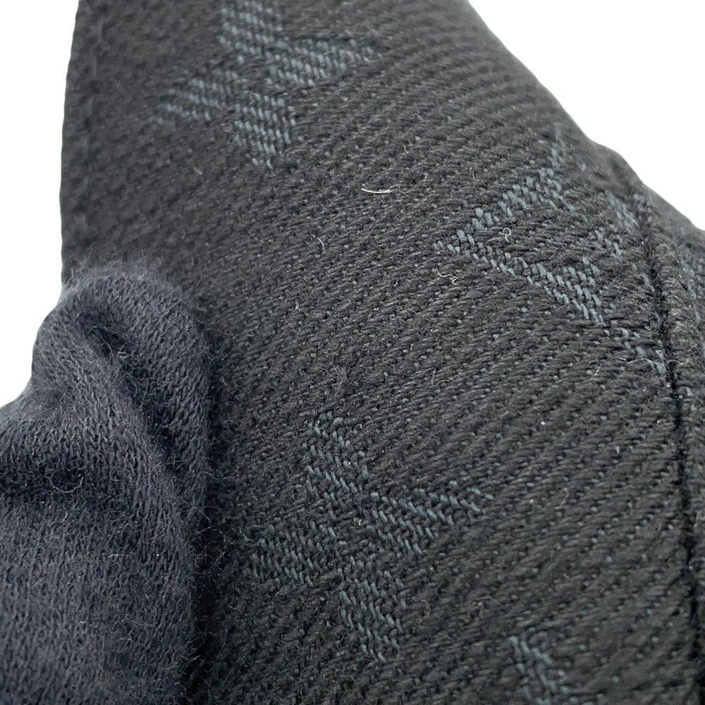 LOUIS VUITTON Hat・MonogramDenim Size 58 Black/YellowM76208 Cotton60% Polyester40%