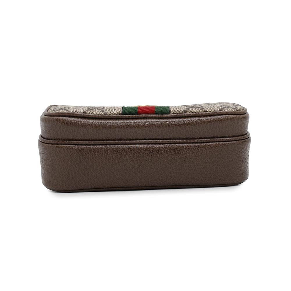GUCCI Ophidia Shoulder Bag Beige722557 GG SupremeCanvas Leather