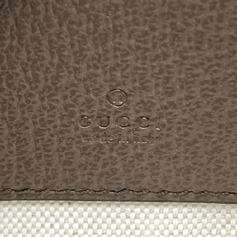 GUCCI Ophidia Shoulder Bag Beige722557 GG SupremeCanvas Leather