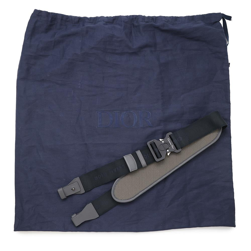 Dior sacai Collaboration 2WAY Saddle Bag Khaki/Black1ADSH198USF Nylon Leather