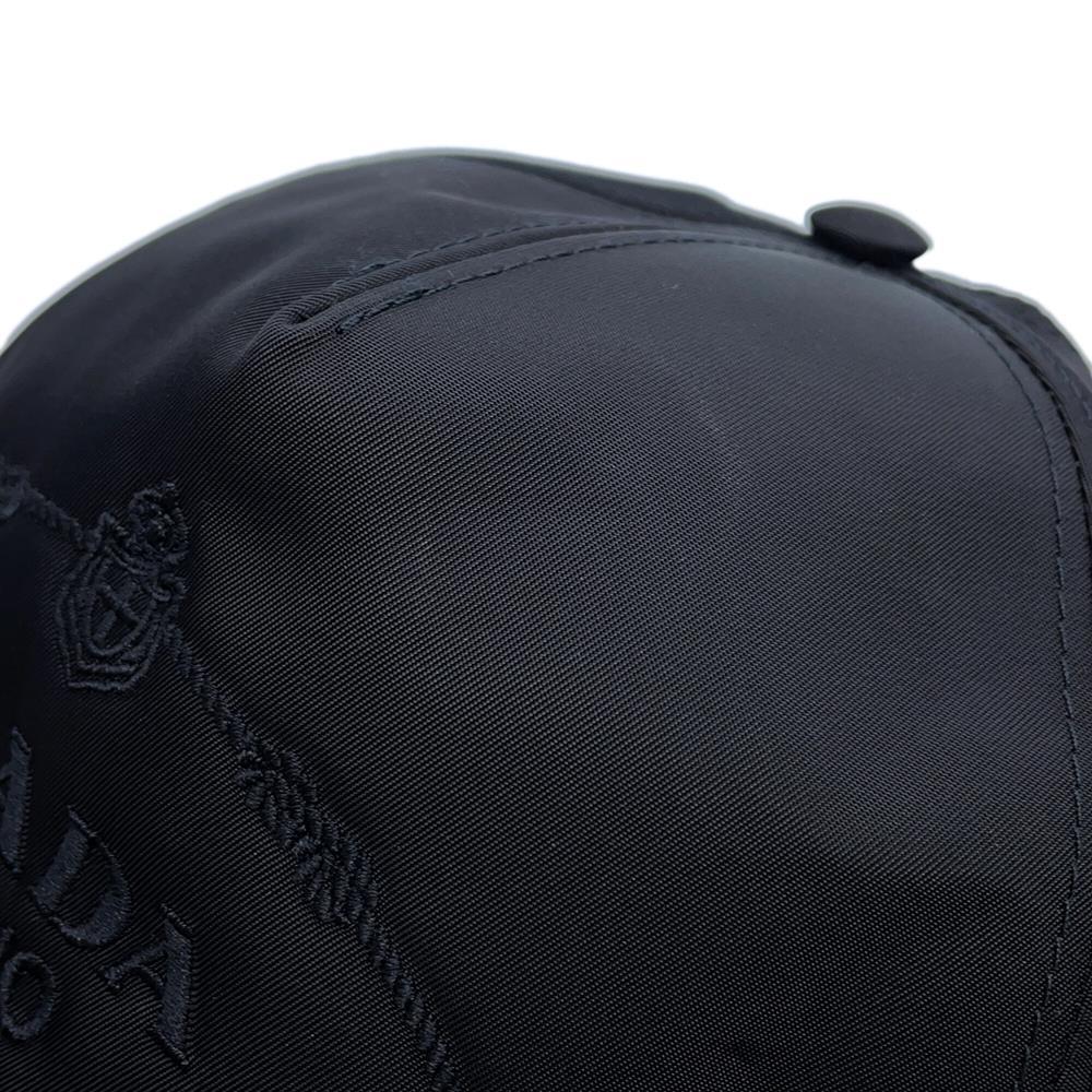 PRADA Baseball cap Size L Black2HC179 Nylon100%