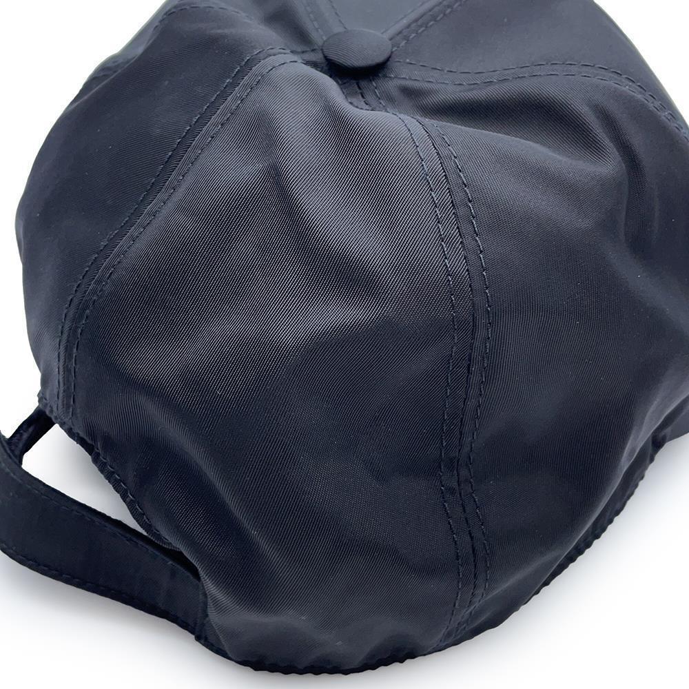 PRADA Baseball cap Size L Black2HC179 Nylon100%
