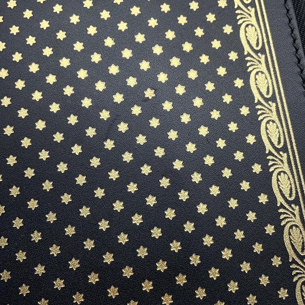 GUCCI Sega collaboration GUCCY logo Clutch Bag Black/Gold523441 Leather