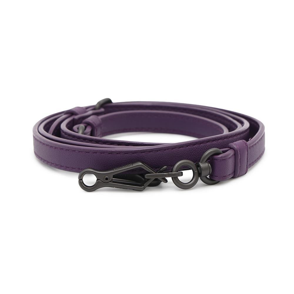 Bottega Veneta INTRECCIATO Shoulder Bag Purple Leather