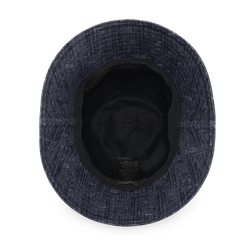 FENDI Zucca Pattern Hat Size M NavyFXQ982 Cotton65% Polyester35%