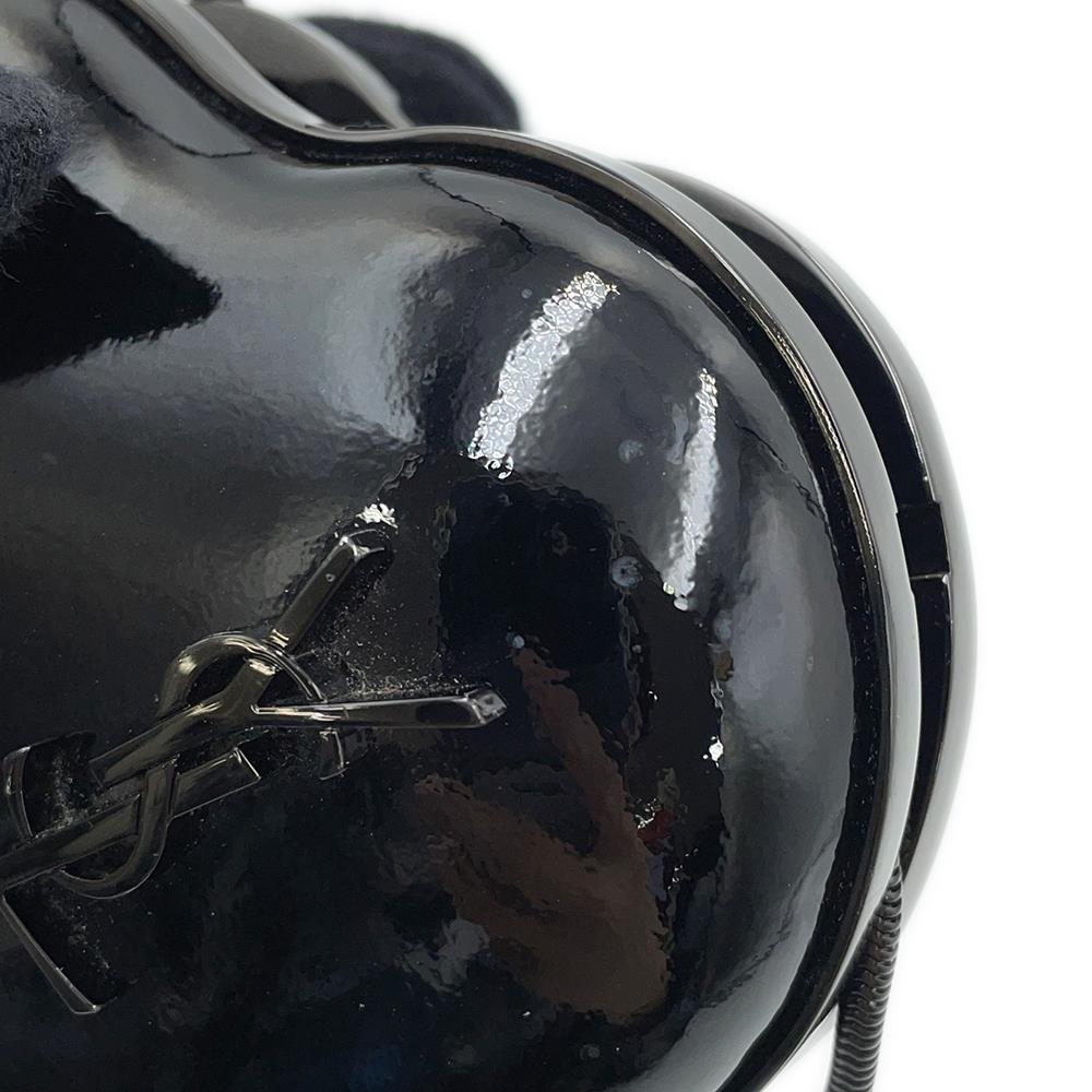 SAINT LAURENT PARIS Lovebox Shoulder Bag Black466212 Patent Leather