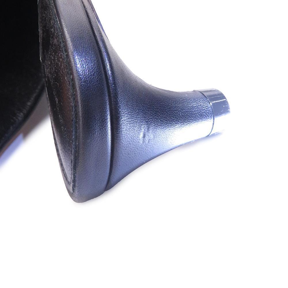 LOUIS VUITTON Allure Pumps Black1AD301 Calf Leather Size 35 1/2