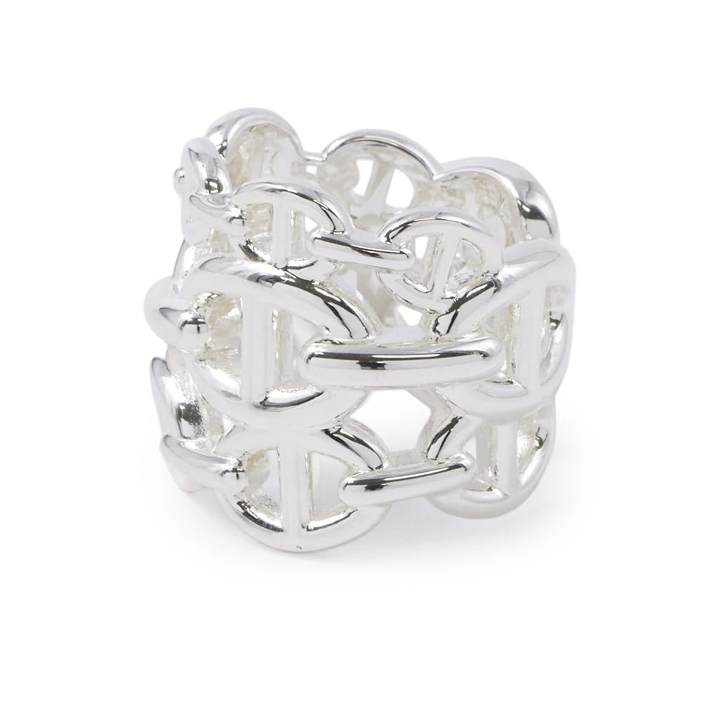 HERMES Chaine d'Ancre Anchene Ring Size GM/48/#8 SV925