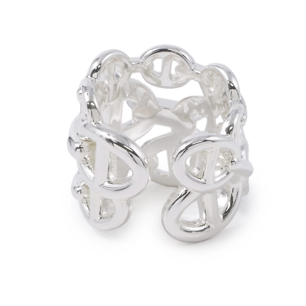 HERMES Chaine d'Ancre Anchene Ring Size GM/48/#8 SV925