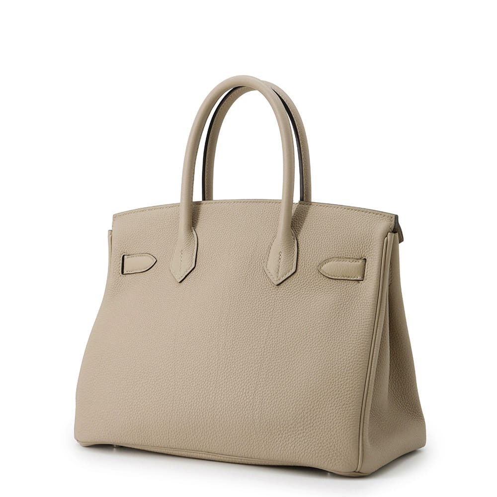 HERMES Birkin Gris Tourterelle Togo Leather Size 30