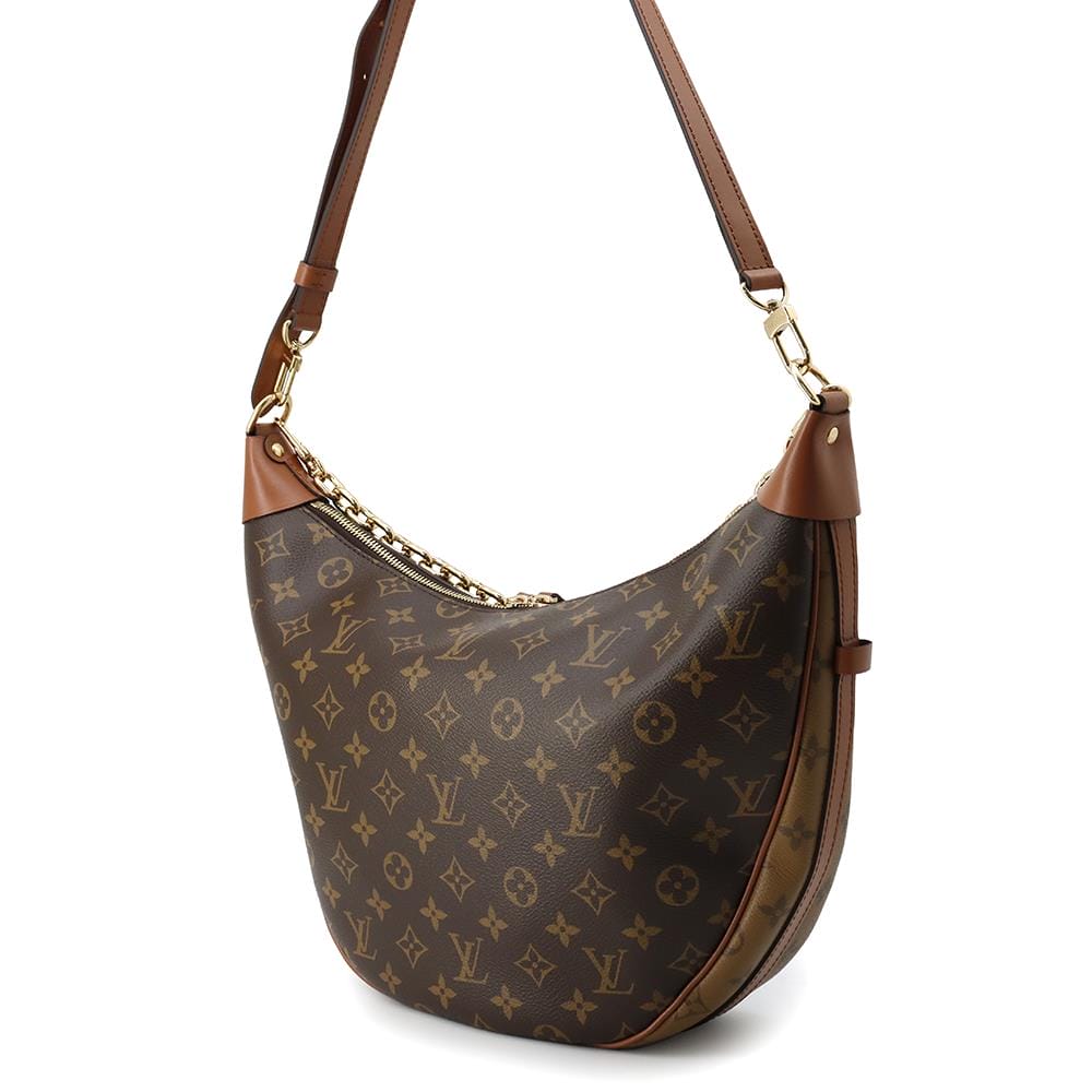 LOUIS VUITTON loop hobo BrownM46311 Monogram Monogram Reverse Canvas