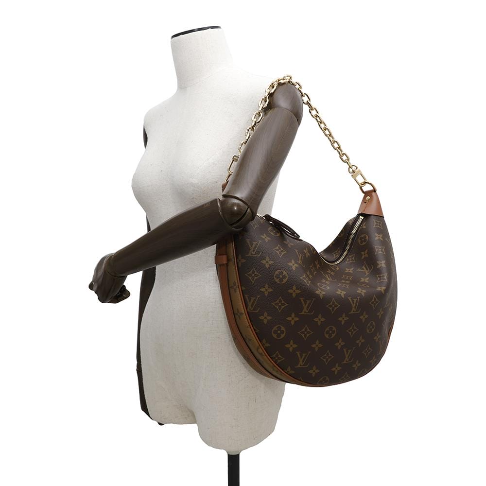LOUIS VUITTON loop hobo BrownM46311 Monogram Monogram Reverse Canvas