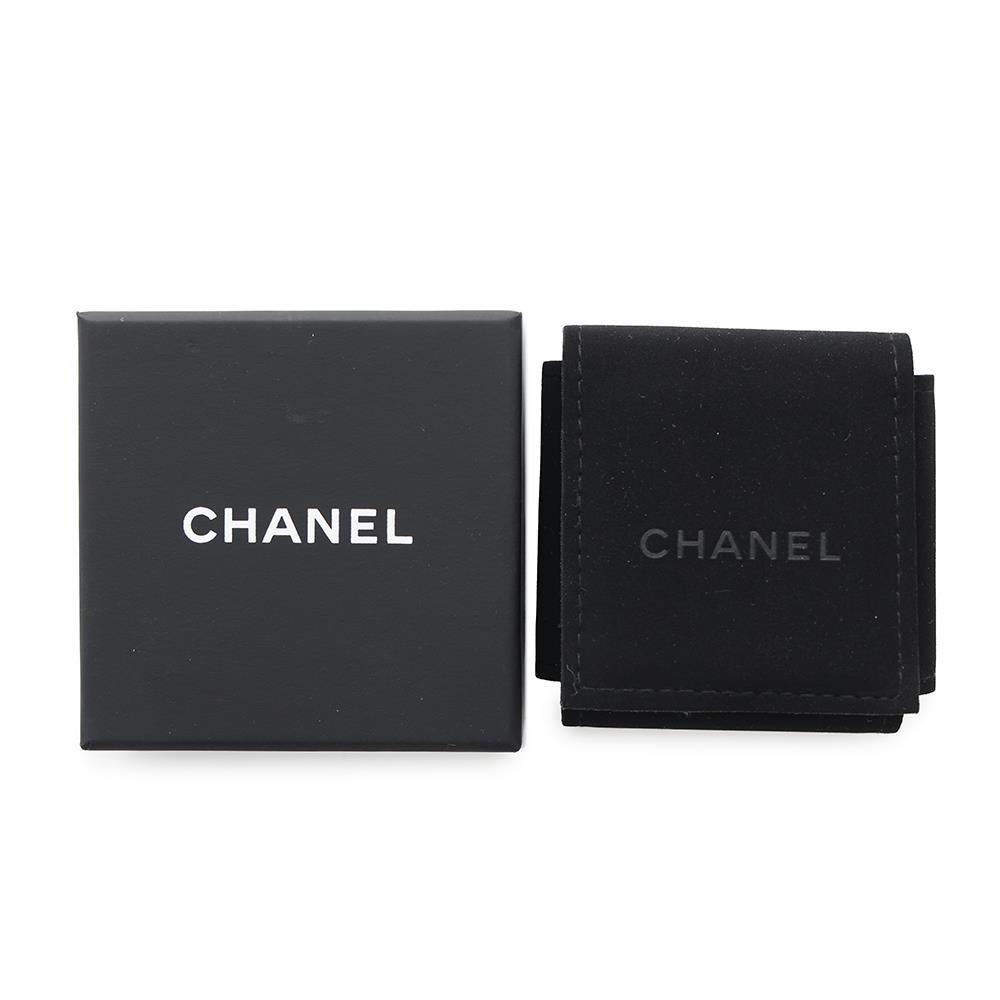 CHANEL CC Logo Earrings Star Champagne Gold/PinkA211 Gold Plated Strass