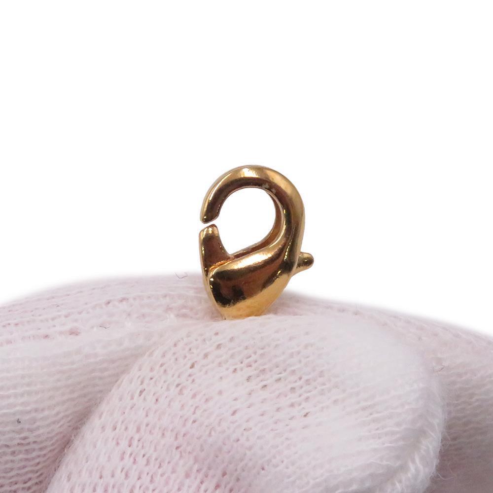 LOUIS VUITTON Necklace Louisa GoldM01610 Metal Faux Pearl