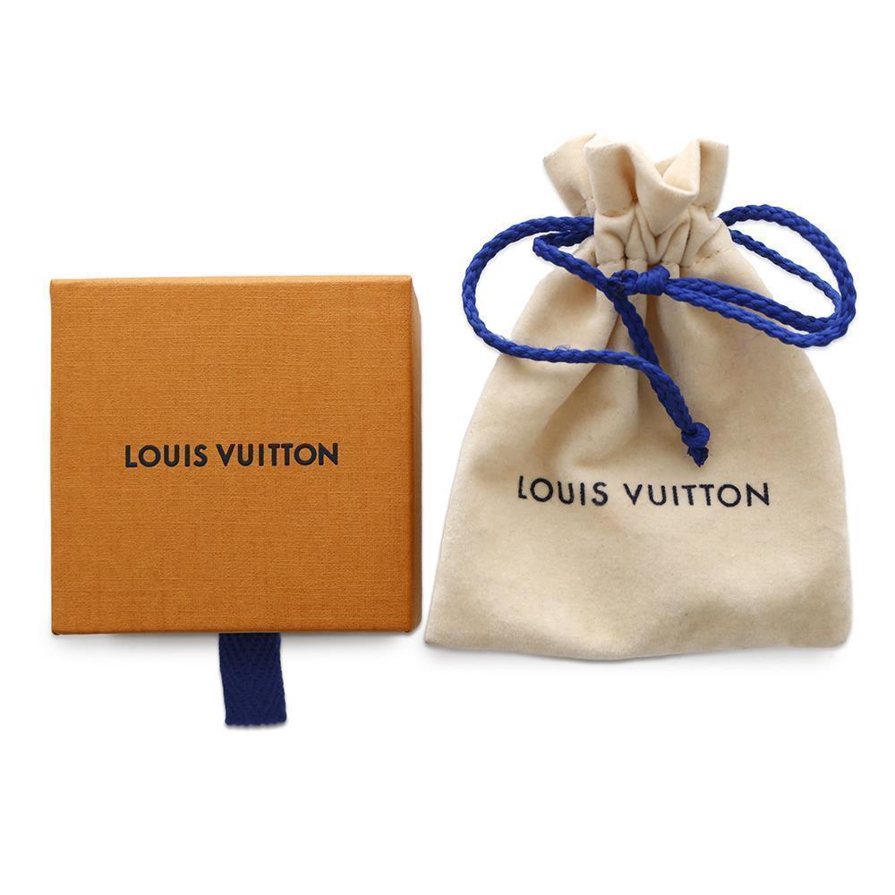 LOUIS VUITTON Necklace Louisa GoldM01610 Metal Faux Pearl