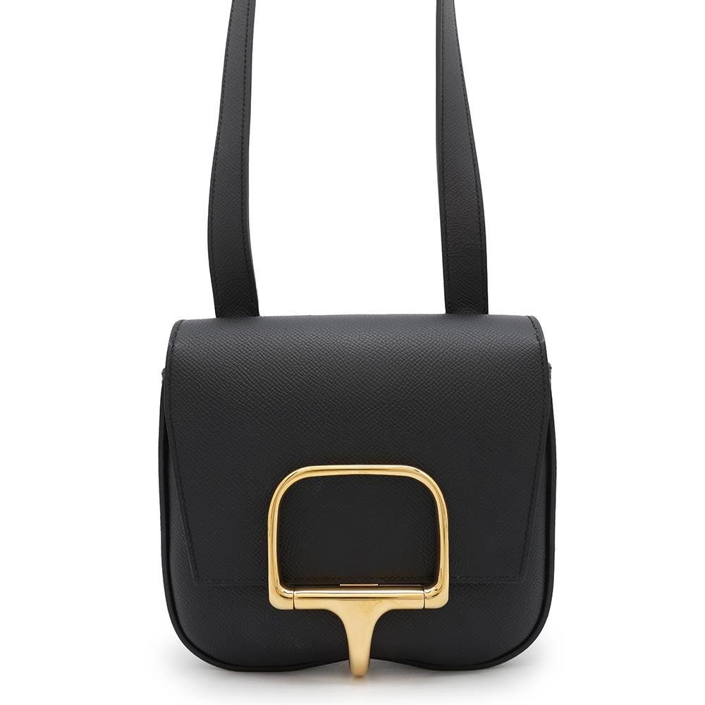 HERMES Cavalleria Black Epsom Size Mini