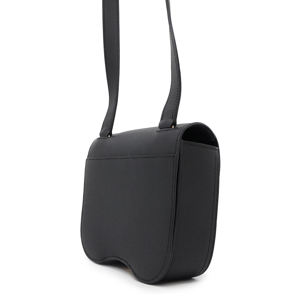 HERMES Cavalleria Black Epsom Size Mini