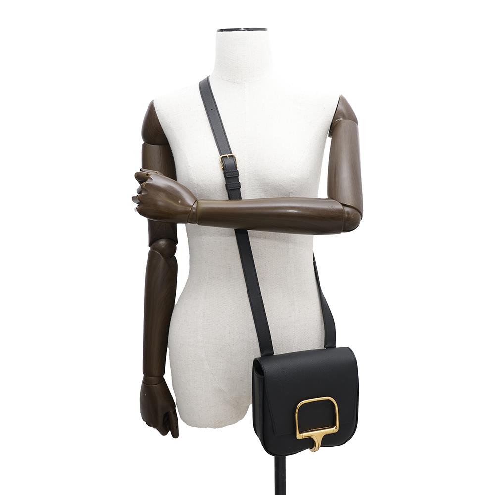 HERMES Cavalleria Black Epsom Size Mini