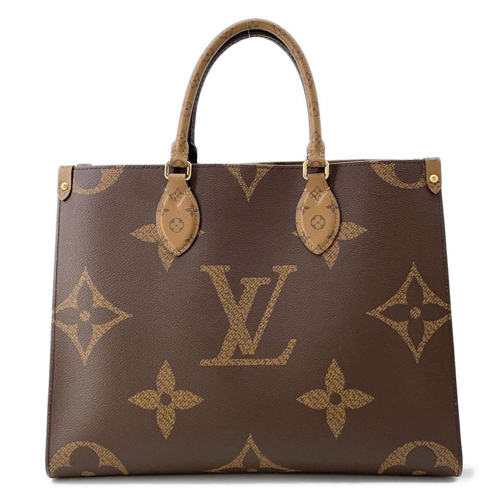 LOUIS VUITTON Onthego RedM45321 Monogram Monogram Reverse Canvas Monogram Giant Size MM