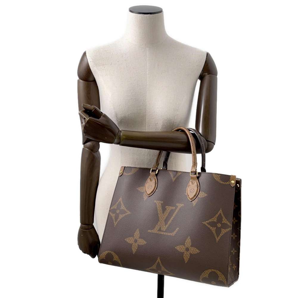 LOUIS VUITTON Onthego RedM45321 Monogram Monogram Reverse Canvas Monogram Giant Size MM