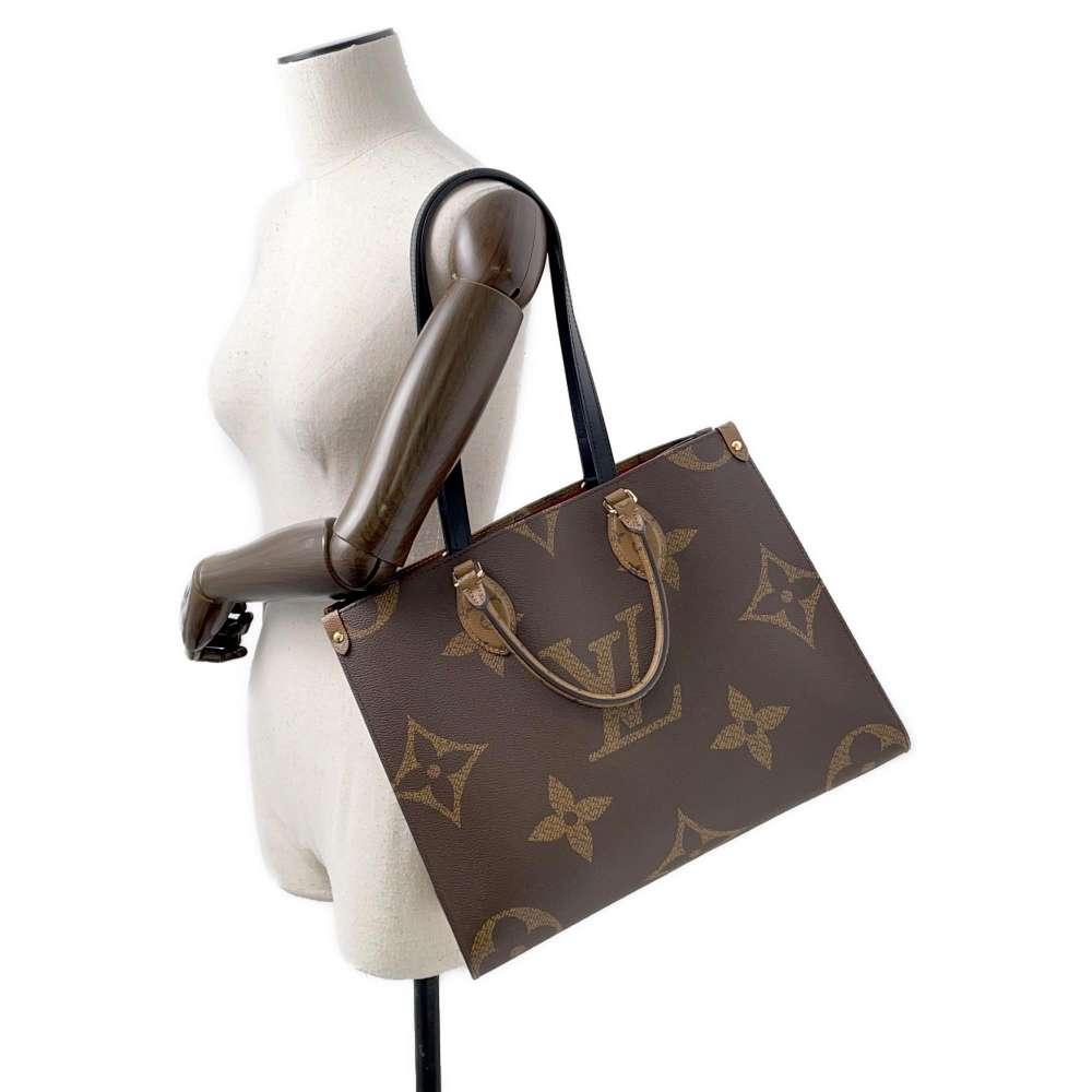 LOUIS VUITTON Onthego RedM45321 Monogram Monogram Reverse Canvas Monogram Giant Size MM