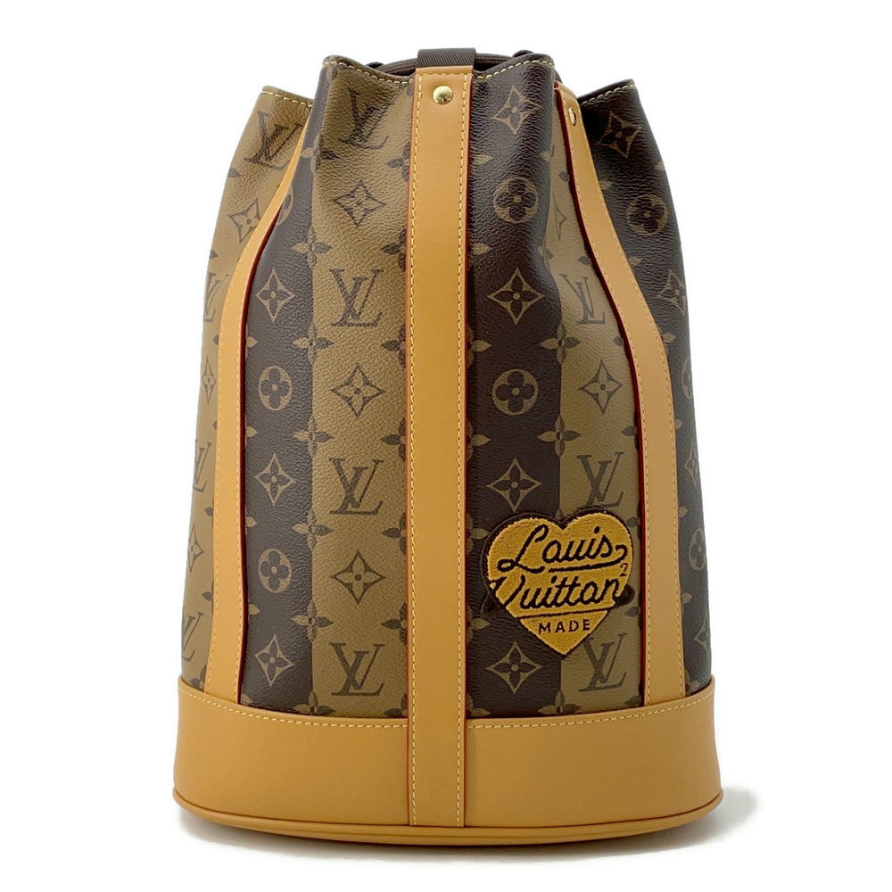 LOUIS VUITTON Randonnee Messenger NIGOCollaboration Marron/NoirM45968 Monogram stripe