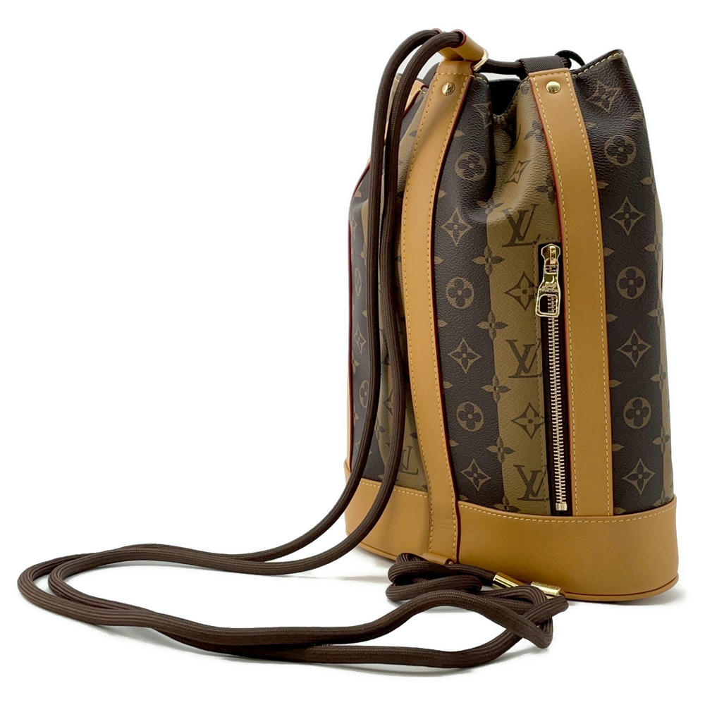 LOUIS VUITTON Randonnee Messenger NIGOCollaboration Marron/NoirM45968 Monogram stripe
