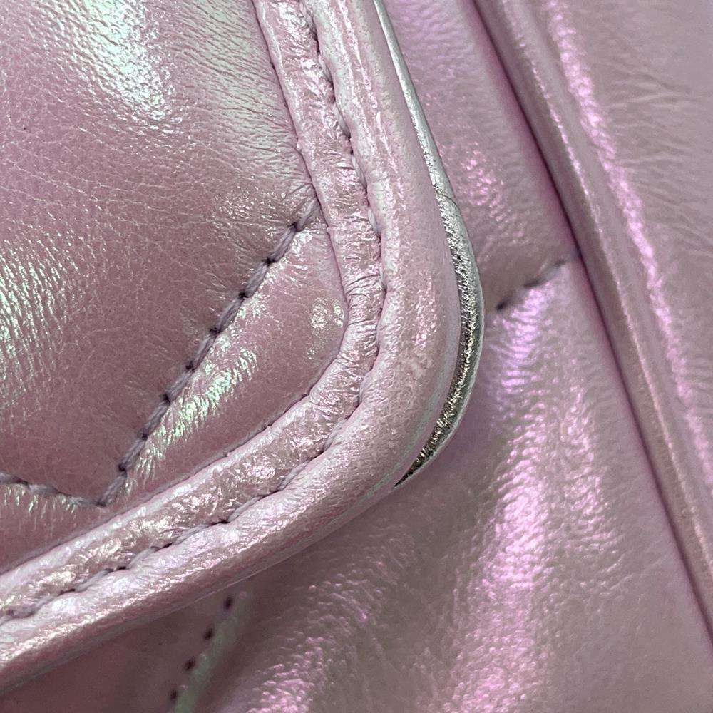 GUCCI GG Marmont Quilted Mini Shoulder Bag Pink739682 Leather