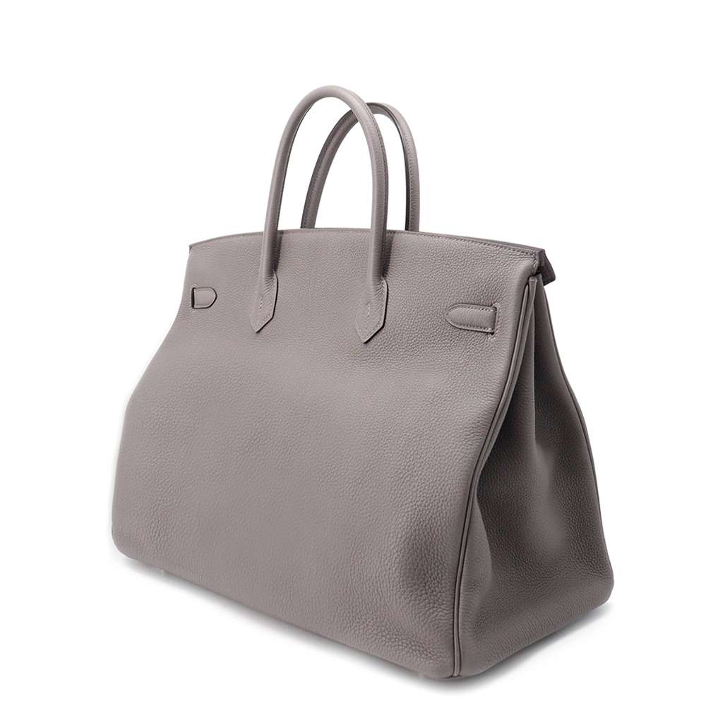 HERMES Birkin Gris Meyer Togo Leather Size 40