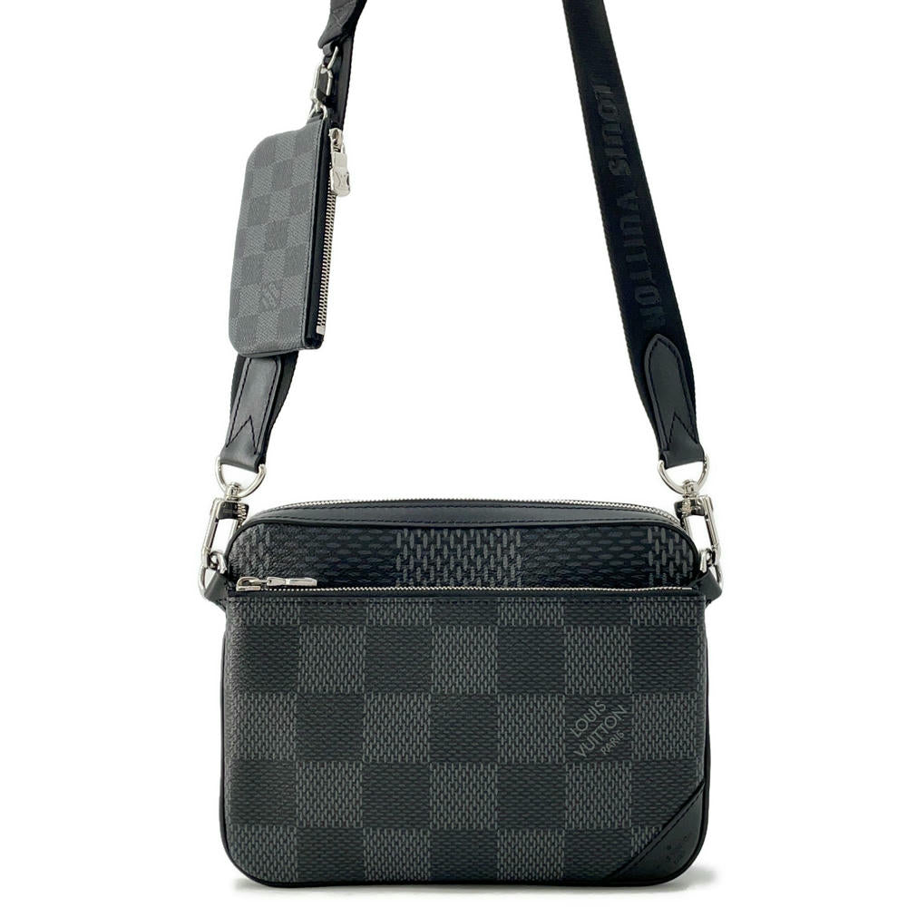LOUIS VUITTON Trio Messenger NoirN50017 Damier Graphite 3D