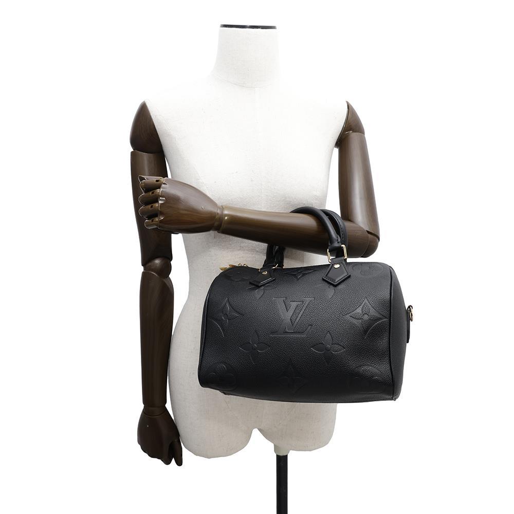 LOUIS VUITTON Speedy Bandouliere NoirM58951 Monogram Empreinte Leather Size 25