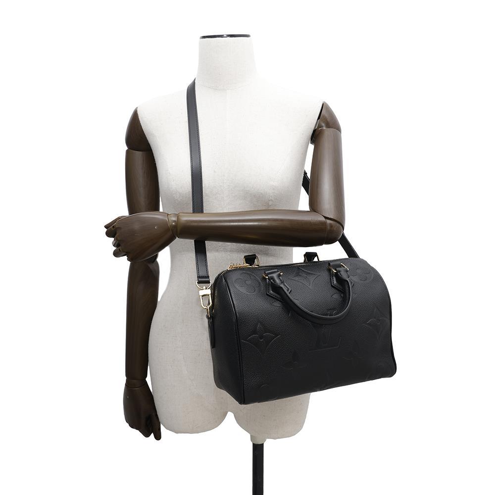 LOUIS VUITTON Speedy Bandouliere NoirM58951 Monogram Empreinte Leather Size 25