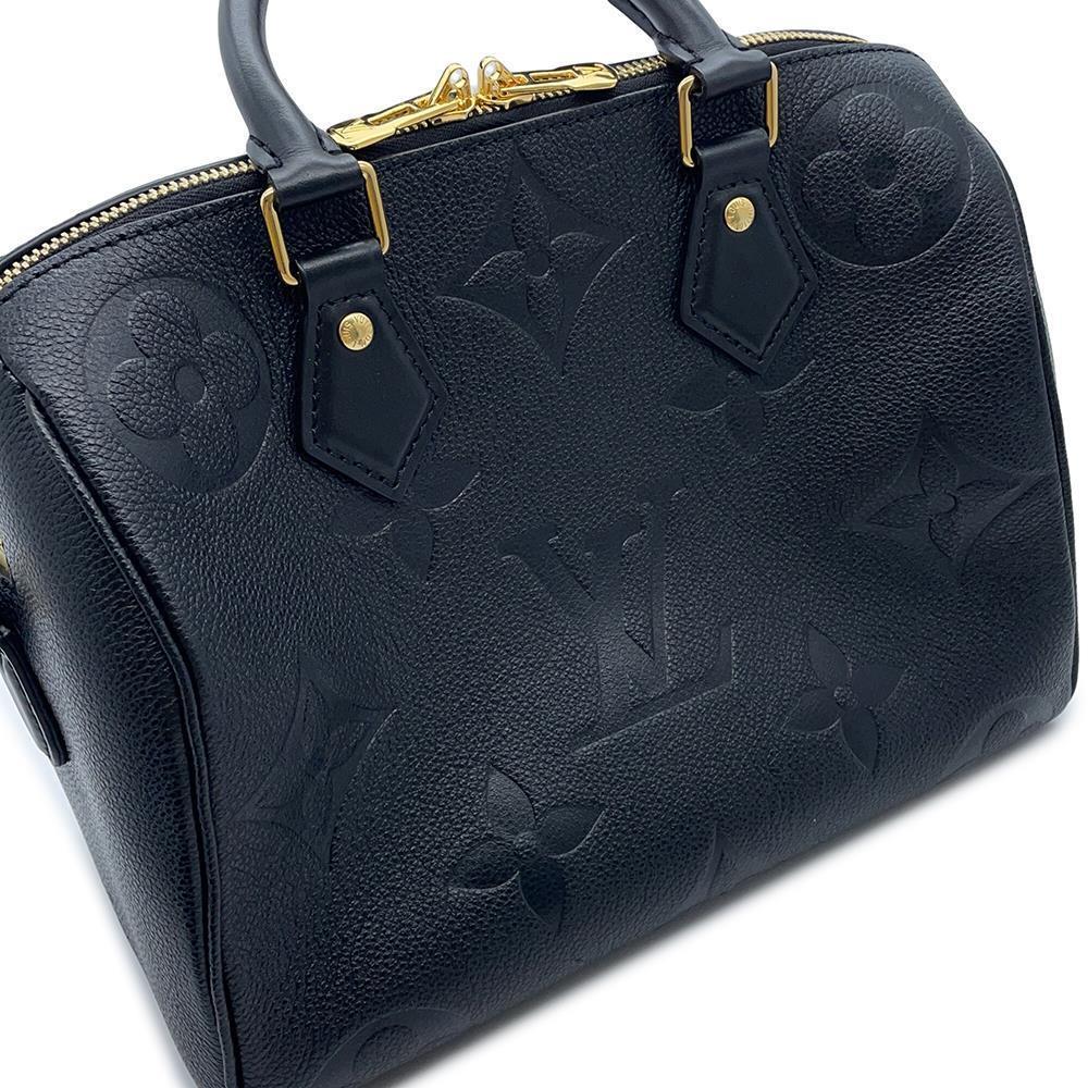 LOUIS VUITTON Speedy Bandouliere NoirM58951 Monogram Empreinte Leather Size 25