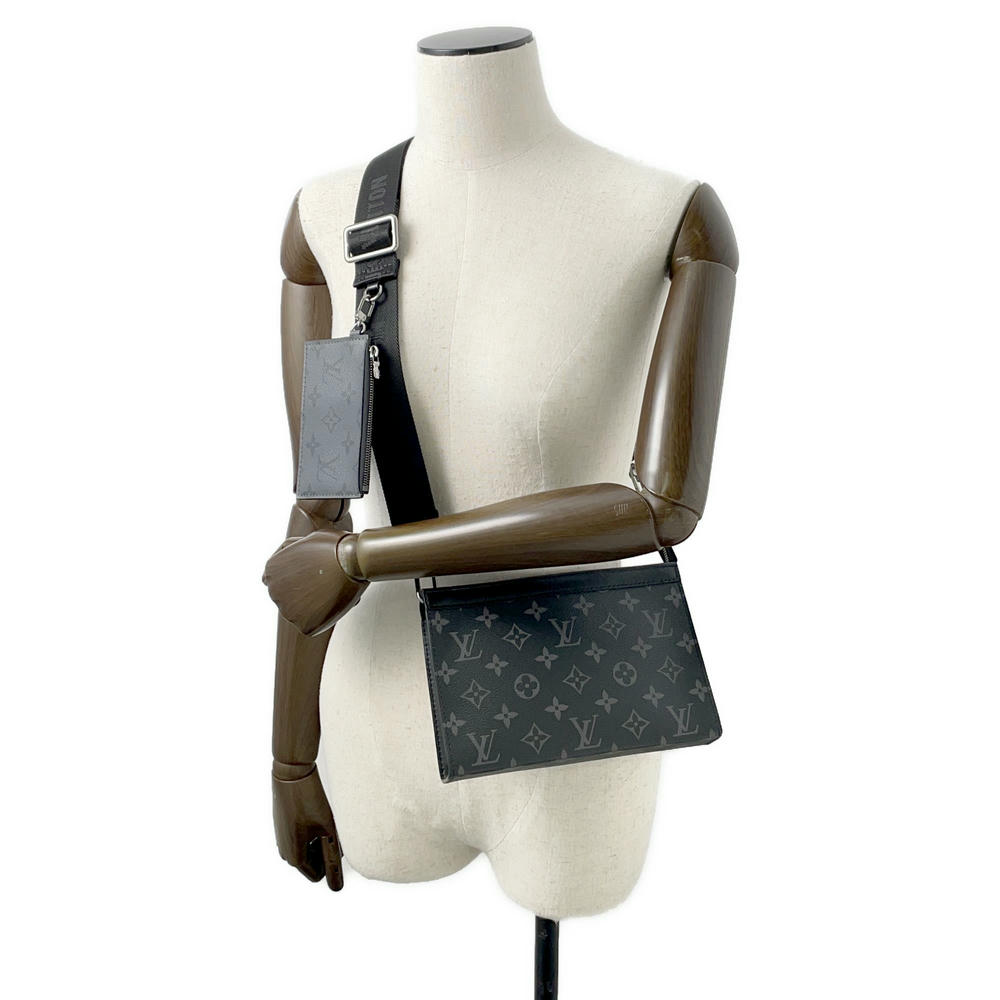 LOUIS VUITTON Gaston Wearable Wallet NoirM81124 Monogram Eclipse Reverse