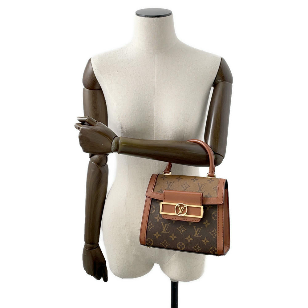 LOUIS VUITTON Dauphine Capital NoirM46751 Monogram Monogram Reverse Canvas