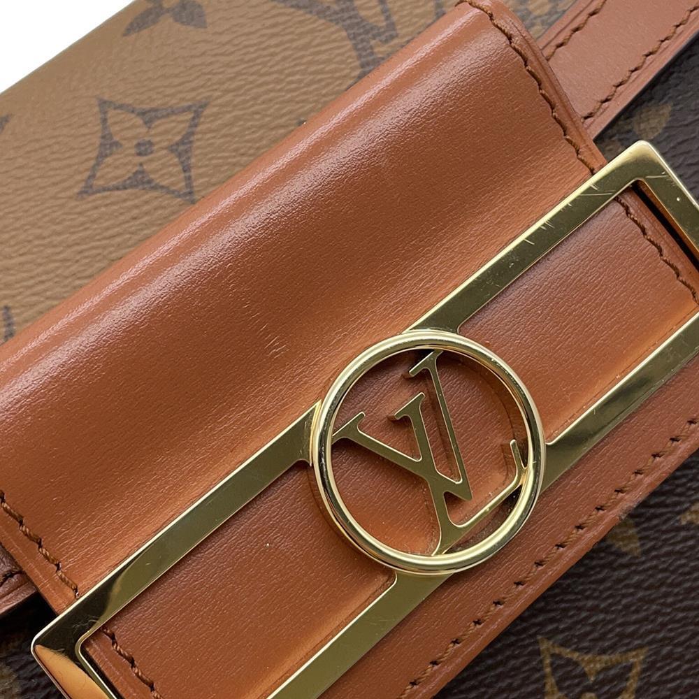 LOUIS VUITTON Dauphine Capital NoirM46751 Monogram Monogram Reverse Canvas