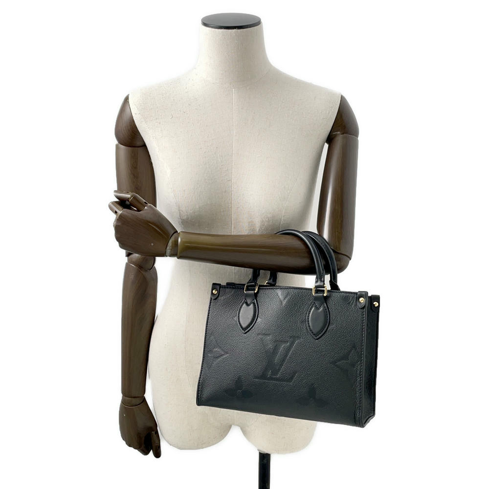 LOUIS VUITTON Onthego NoirM45653 Monogram Empreinte Leather Size PM
