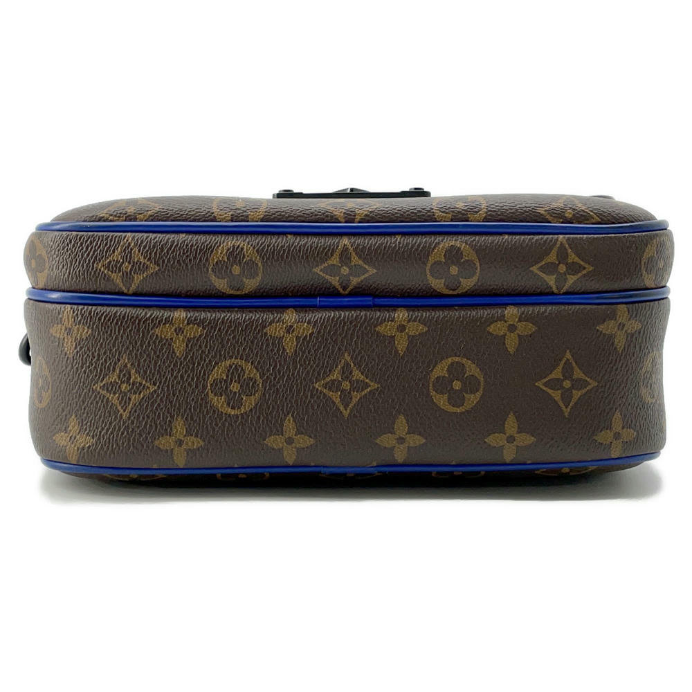 LOUIS VUITTON SPadlock Messenger NoirM45863 Monogram Macassar Canvas