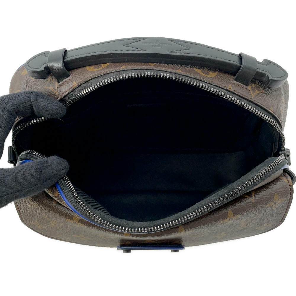 LOUIS VUITTON SPadlock Messenger NoirM45863 Monogram Macassar Canvas