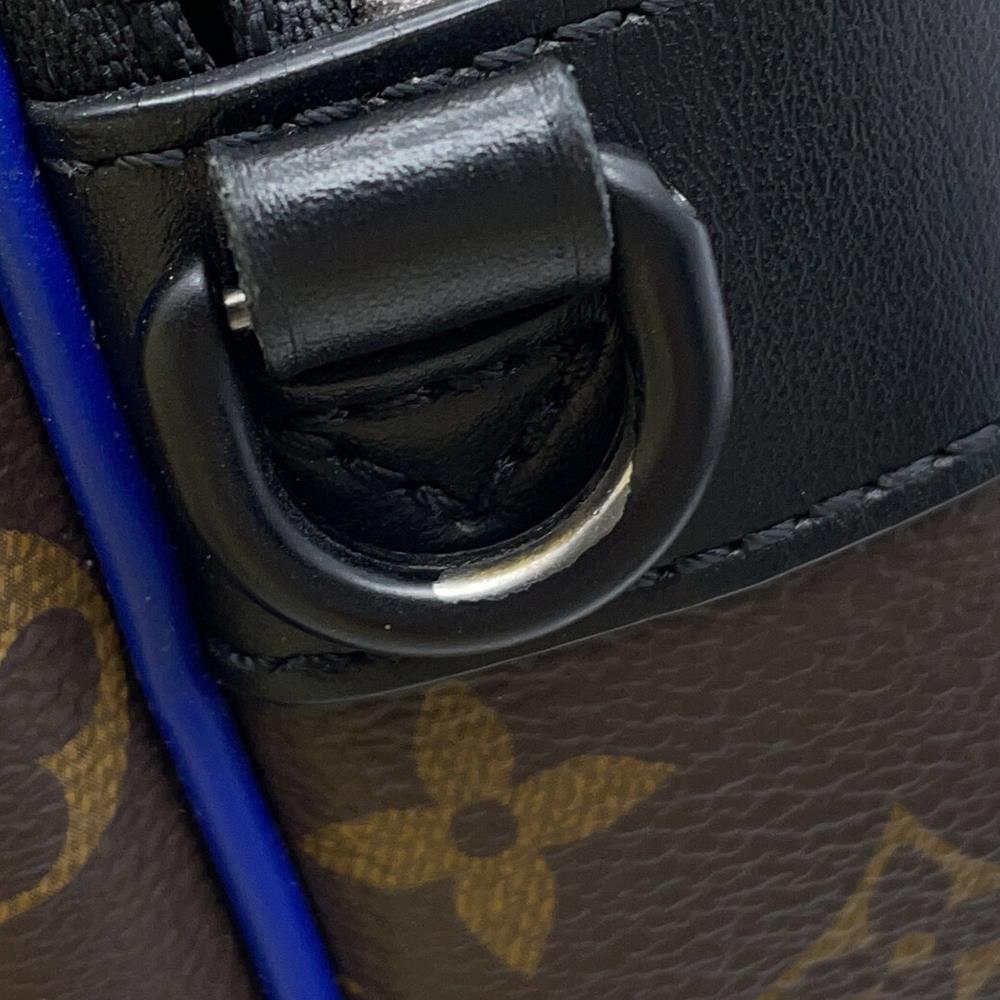 LOUIS VUITTON SPadlock Messenger NoirM45863 Monogram Macassar Canvas