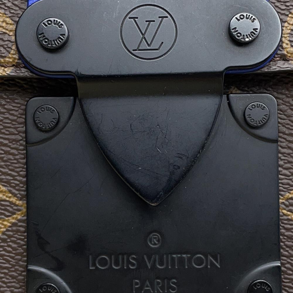 LOUIS VUITTON SPadlock Messenger NoirM45863 Monogram Macassar Canvas
