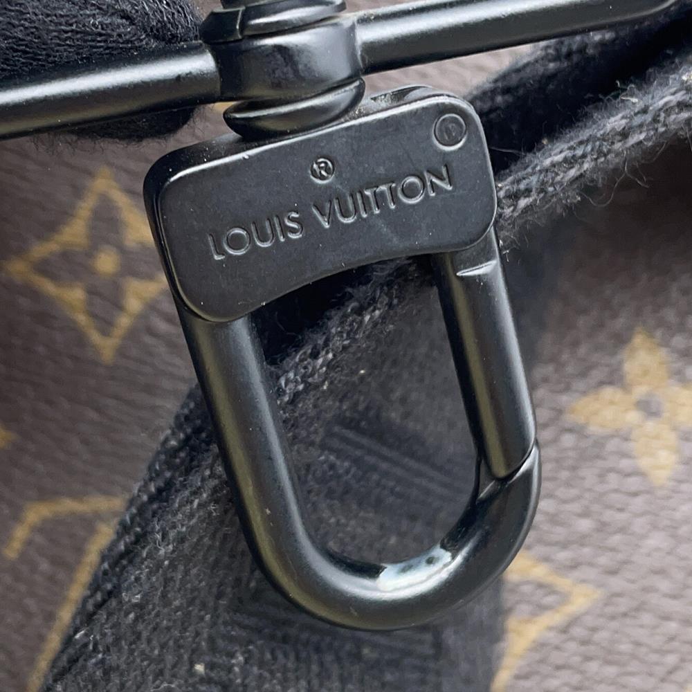 LOUIS VUITTON SPadlock Messenger NoirM45863 Monogram Macassar Canvas