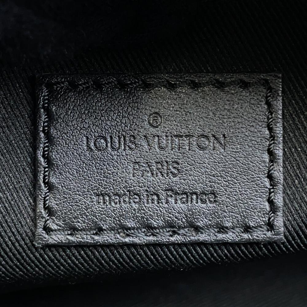 LOUIS VUITTON SPadlock Messenger NoirM45863 Monogram Macassar Canvas
