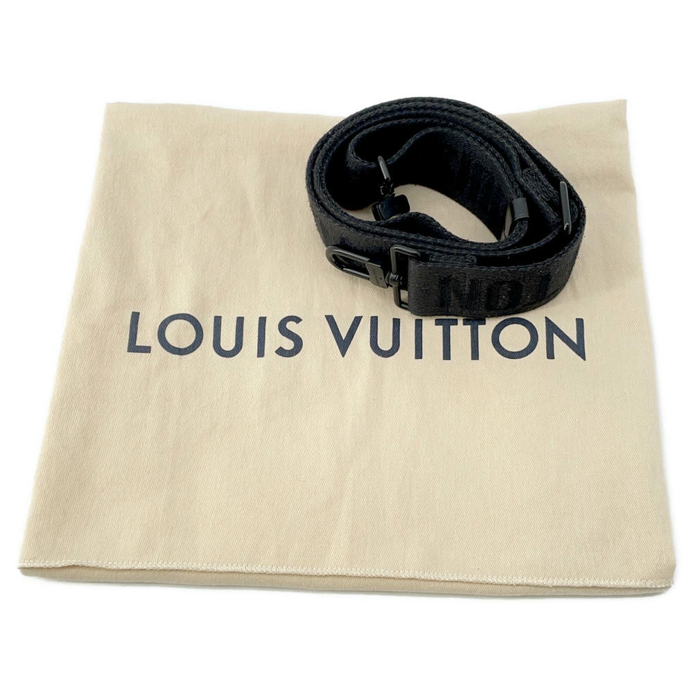 LOUIS VUITTON SPadlock Messenger NoirM45863 Monogram Macassar Canvas