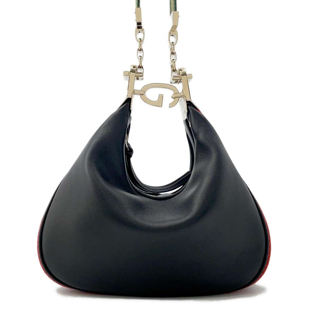 GUCCI Attaché Shoulder Bag Black699409 Leather Size Small