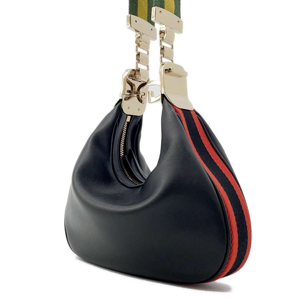 GUCCI Attaché Shoulder Bag Black699409 Leather Size Small